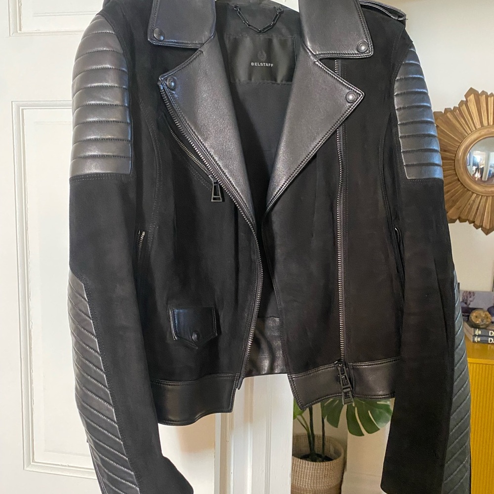 Black Leather Biker Jacket